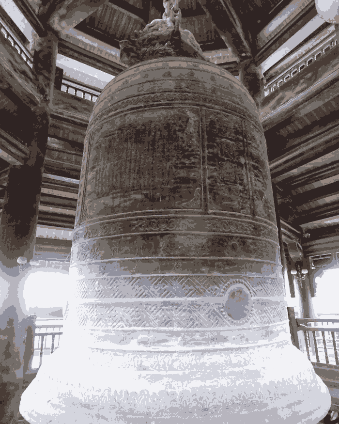 The Biggest bronze bell in Vietnam