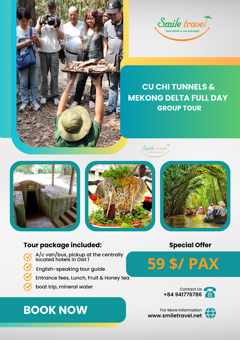 CU CHI TUNNELS & MEKONG DELTA FULL DAY 