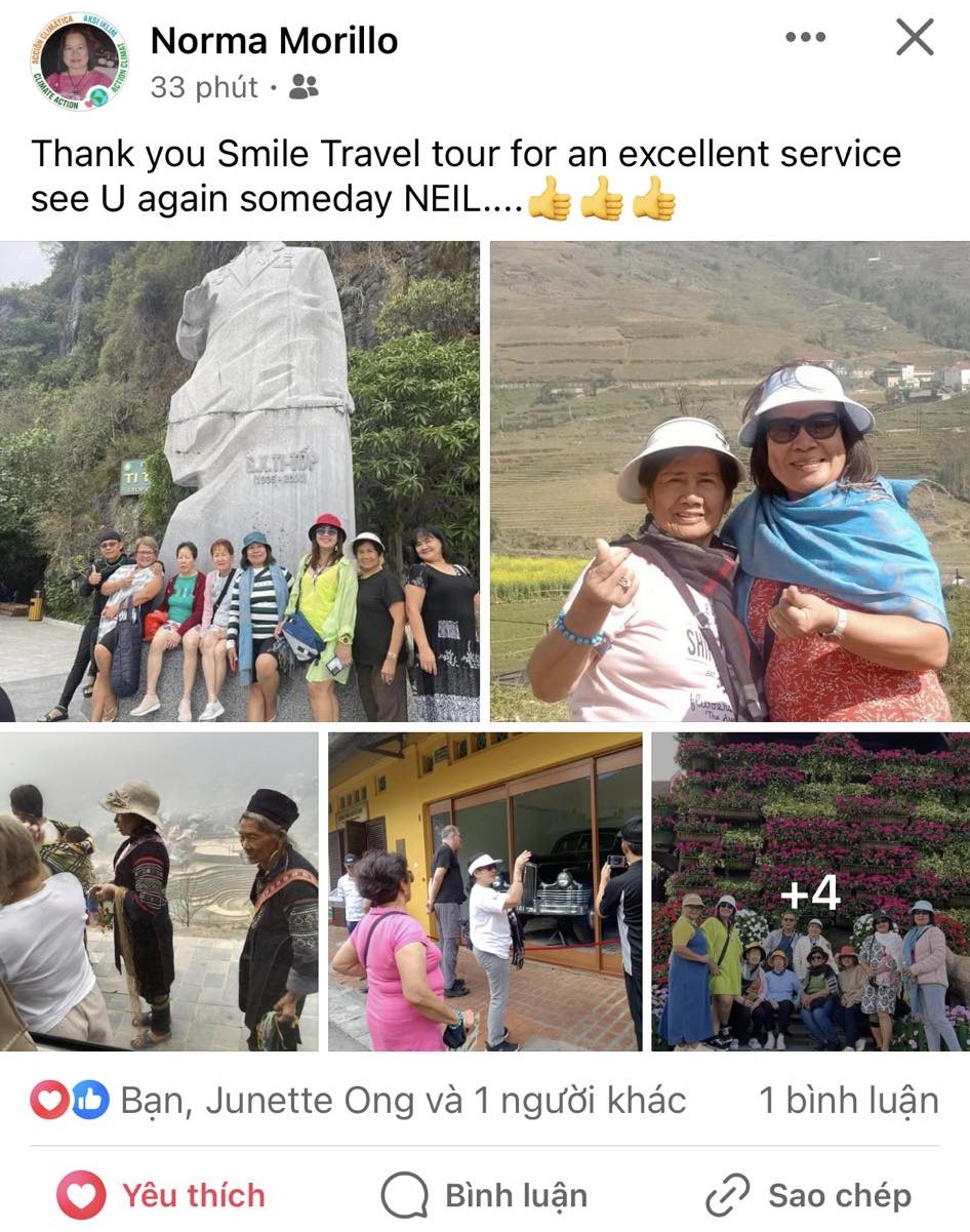 Smile Travel passenger's feedback after the trip
