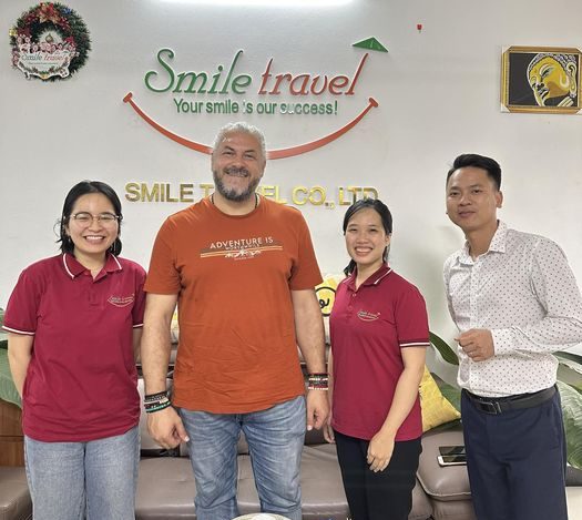 Smile Travel welcomes passenger