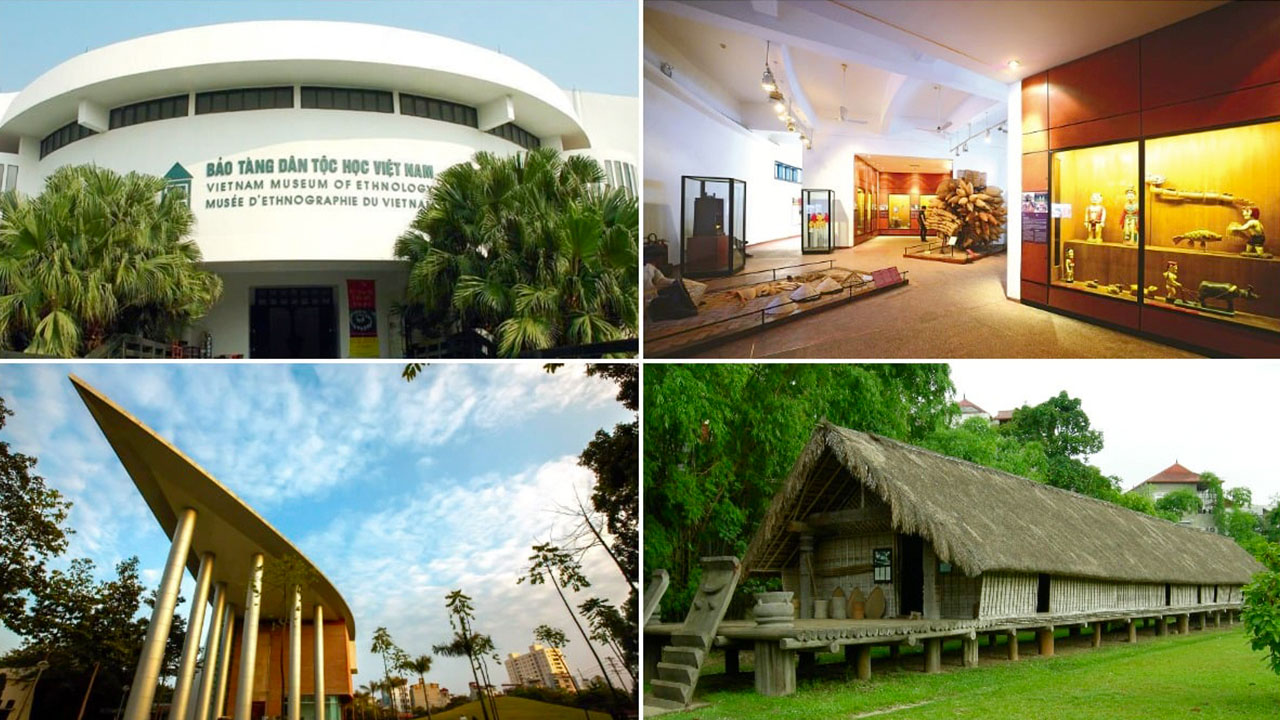 Overview Vietnam Museum of Ethnology in Hanoi