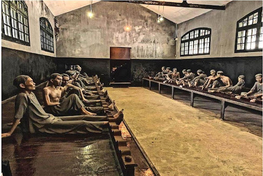 Prisoners in the prison