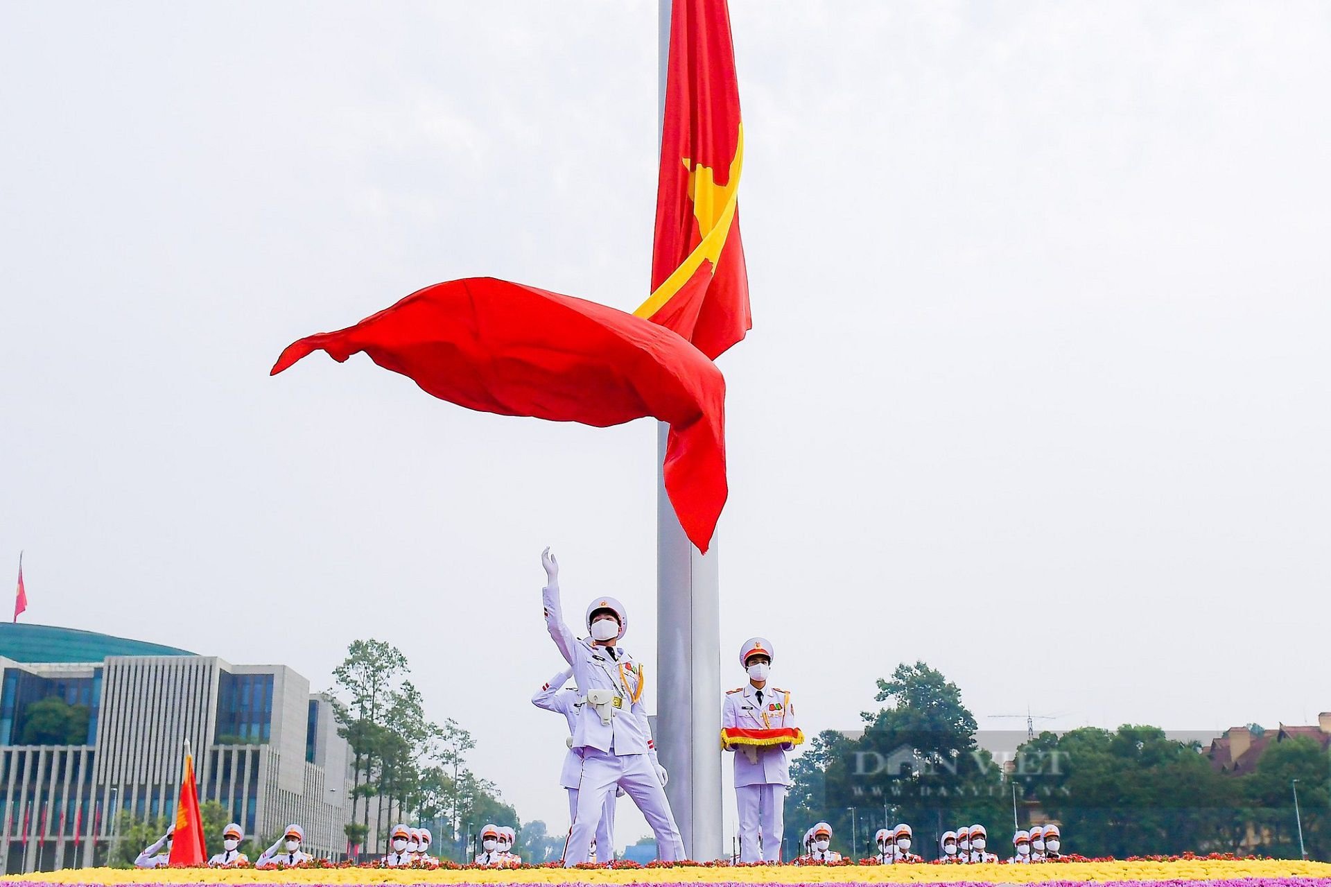 The Flag Raising Ceremony