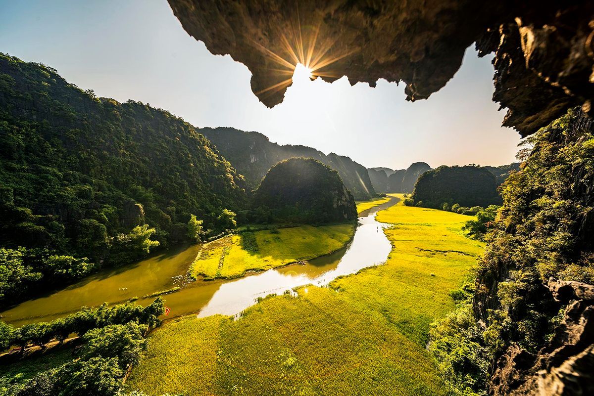 The beautiful Tam Coc Bich Dong