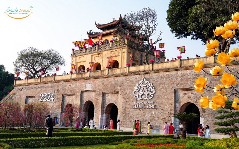 Imperial Citadel of Thang Long in Spring