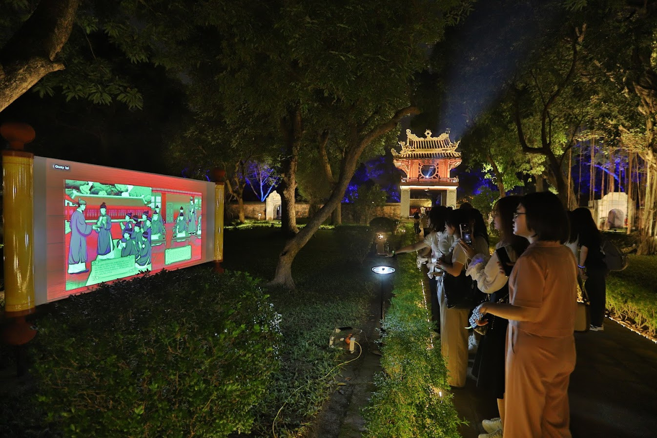 The Temple of Literature Hanoi Vietnam night tour