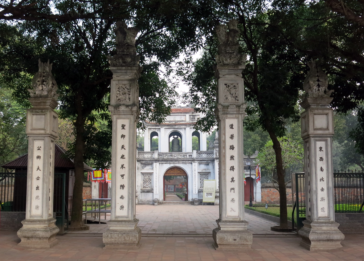 Van Mieu Mon in Temple of Literature Hanoi