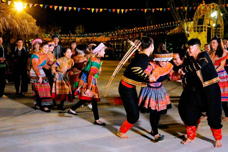 Activities in front of the church