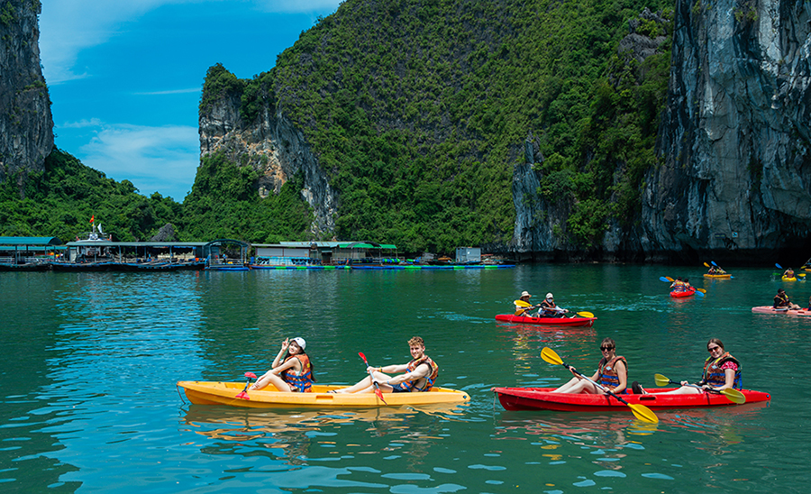 Kayaking on Titop Island