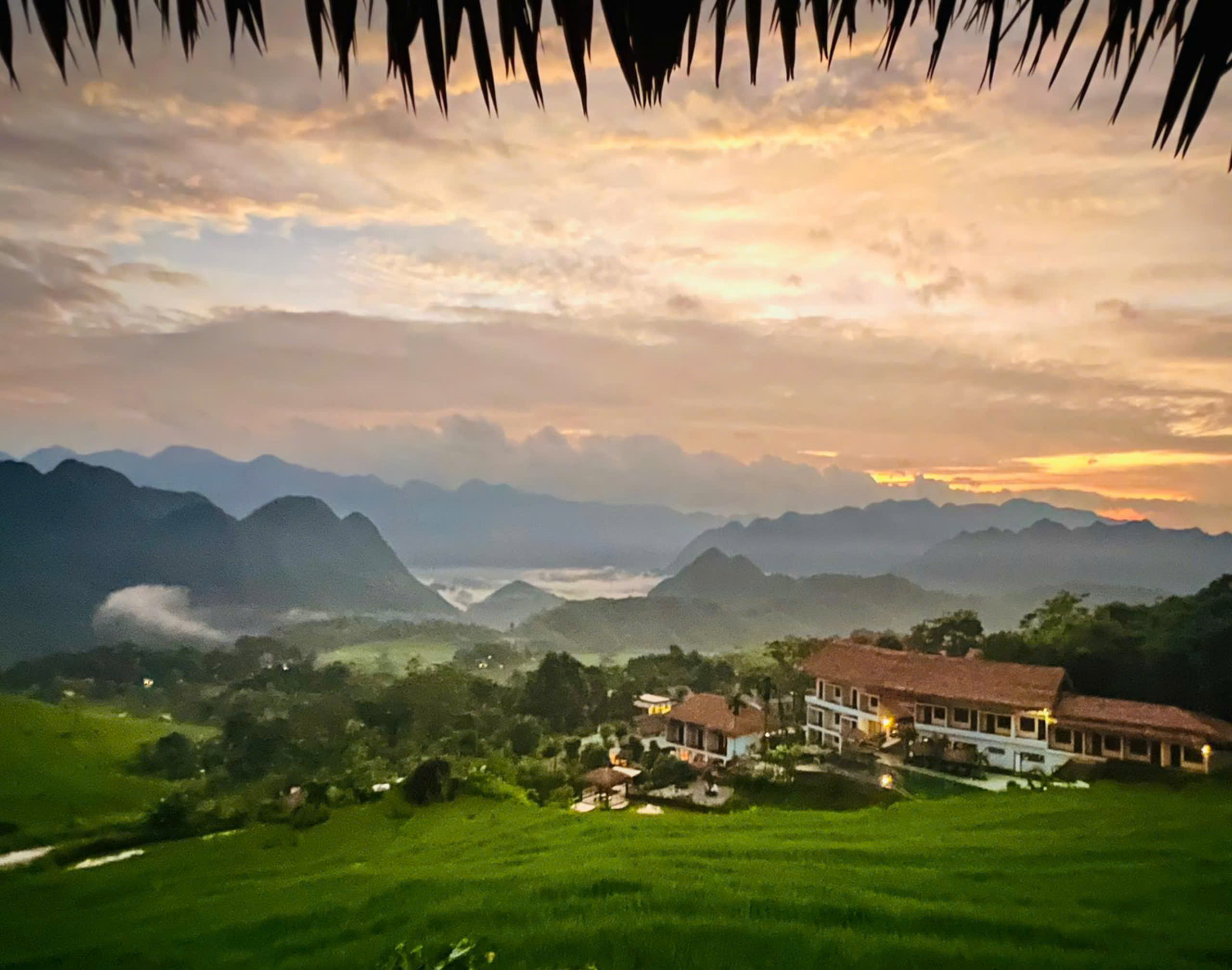 Pu Luong in sunset