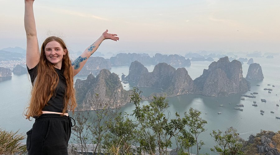 See Halong Bay from the top of mountain