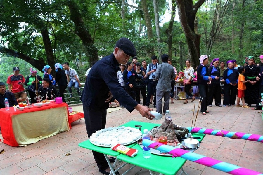 The ceremony part of Khau Vai Love Market Festival