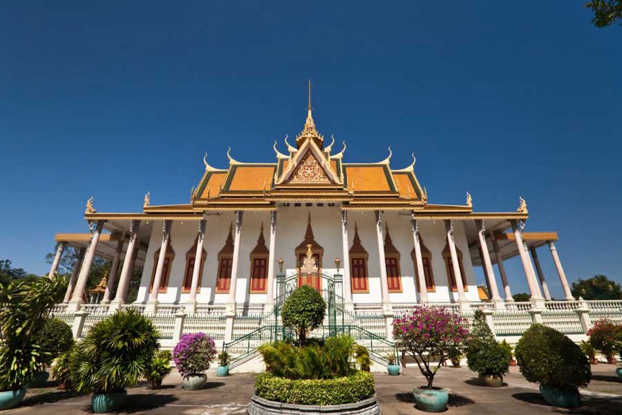 Silver pagoda Phnom Penh cambodia
