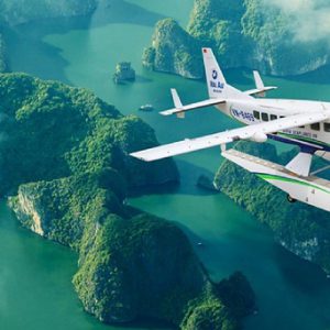 Seaplane to Halong Bay from Hanoi