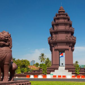 The Independence Monument in Phnom Penh