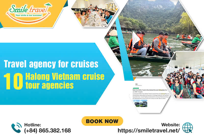 Travel agency for cruises| 10 Halong Vietnam cruise tour agencies