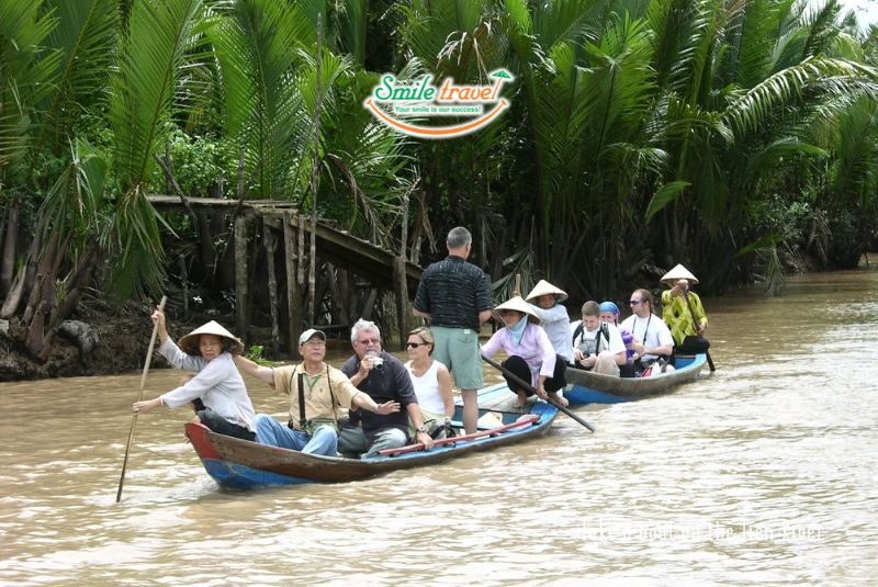 Take a boat on Tien River Take a boat on Tien River