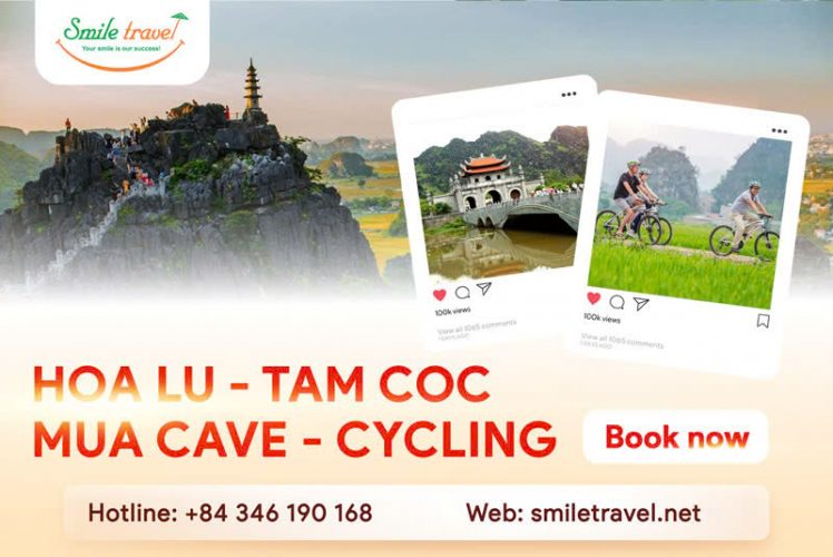 Tour Ninh Binh 1 day: Hoa Lu - Tam Coc - Mua Cave - Cycling