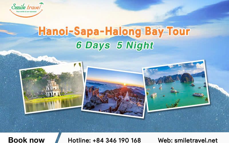 Northern Vietnam tour 6 days: Hanoi-Sapa-Halong Bay Tour