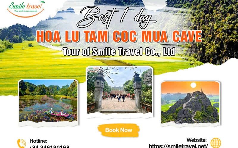 Best 1 Day Hoa Lu Tam Coc Mua Cave Tour of Smile Travel Co., Ltd