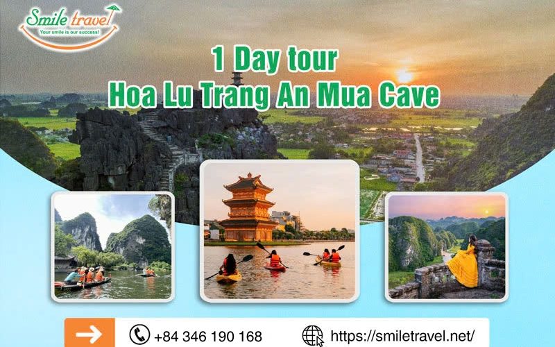 1 Day Hoa Lu Trang An Mua Cave Tour of Smile Travel Co., Ltd