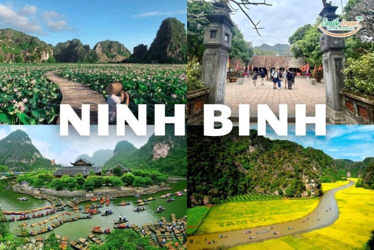 Ninh Binh is famous for its beautiful natural landscape and ancient temples