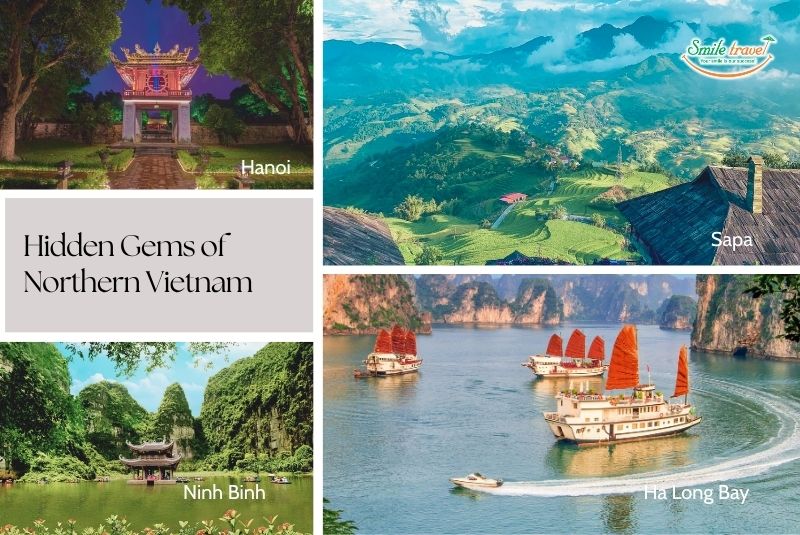 The destinations of tour Hanoi - Sapa - Halong Bay - Ninh Binh The destinations of tour Hanoi - Sapa - Halong Bay - Ninh Binh