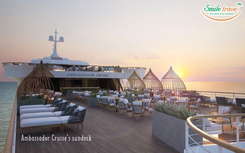 Ambassador Cruise's sundeck