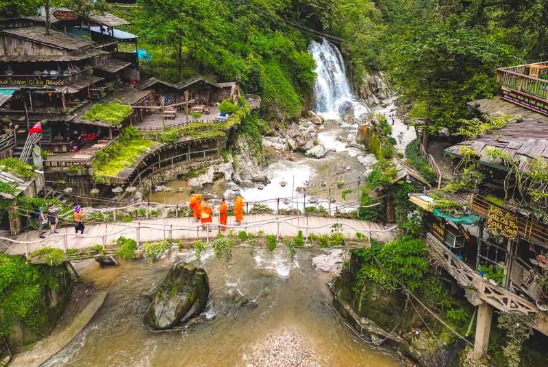 Cat Cat Village is located at the foot of Hoang Lien Son mountain Cat Cat Village is located at the foot of Hoang Lien Son mountain