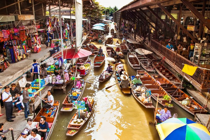 Damnoen Saduak Floating Market - Bangkok Pattaya tour package 5 nights 6 days Damnoen Saduak Floating Market - Bangkok Pattaya tour package 5 nights 6 days