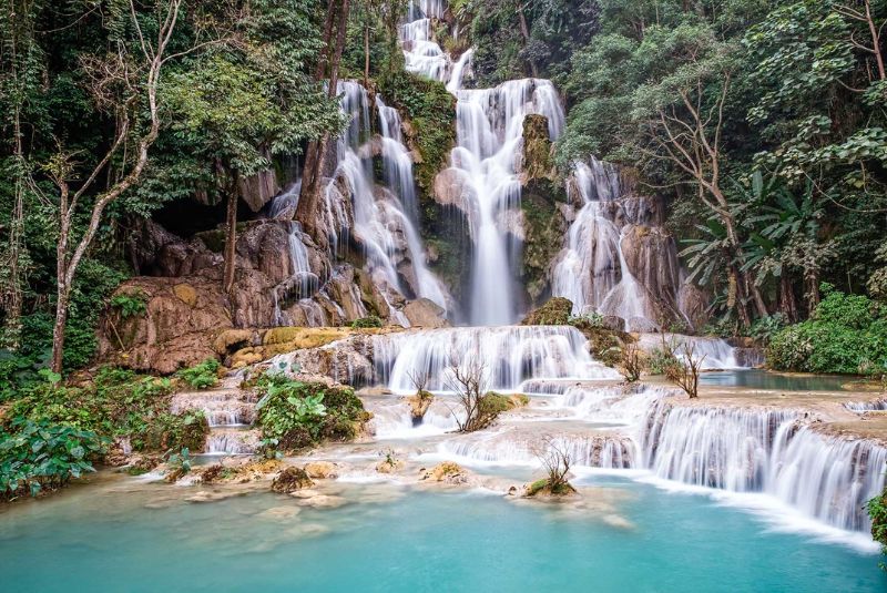 Khoang Si waterfall - 3 days Luang Prabang tour Khoang Si waterfall - 3 days Luang Prabang tour