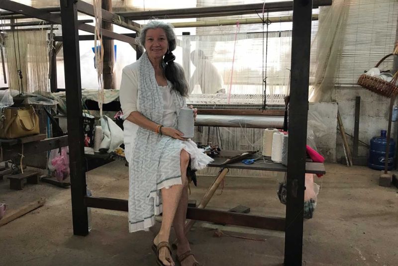 Learn about the Lao handicraft textiles Mrs. Carol Cassidy Weaving studio Learn about the Lao handicraft textiles Mrs. Carol Cassidy Weaving studio