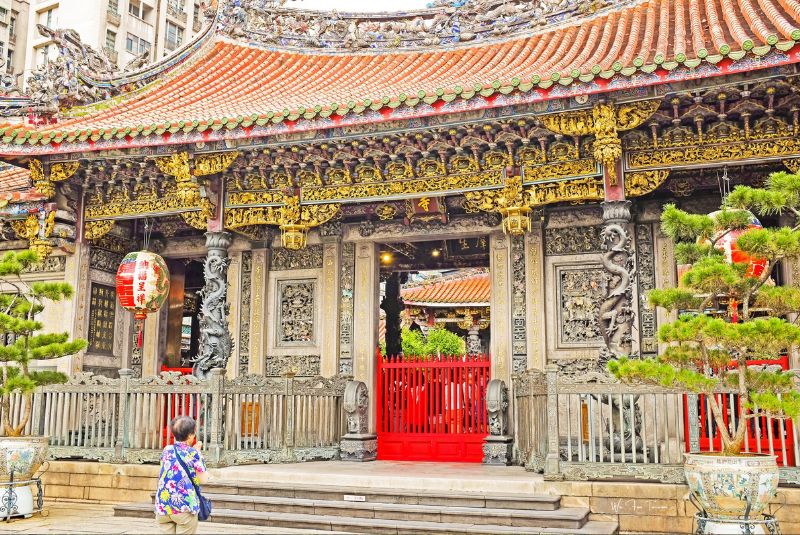 Longshan Temple in Taipei Taiwan Longshan Temple in Taipei Taiwan