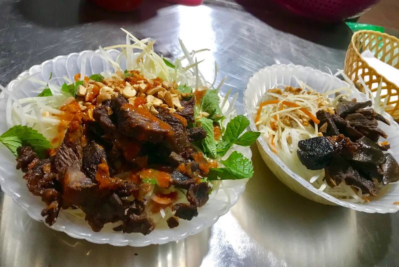 Nộm bò khô - Street food tour Hanoi Nộm bò khô - Street food tour Hanoi