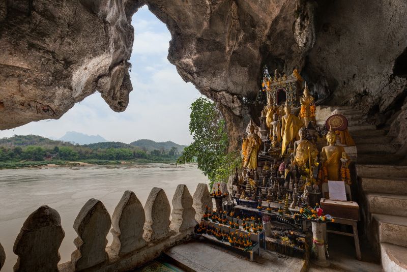 Pak Ou Caves - 5 days Vientiane Vang Vieng Luang Prabang tour Pak Ou Caves - 5 days Vientiane Vang Vieng Luang Prabang tour