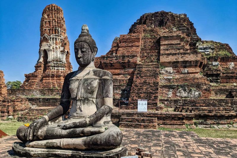 Wat Maha That in Ayutthaya Thailand Wat Maha That in Ayutthaya Thailand