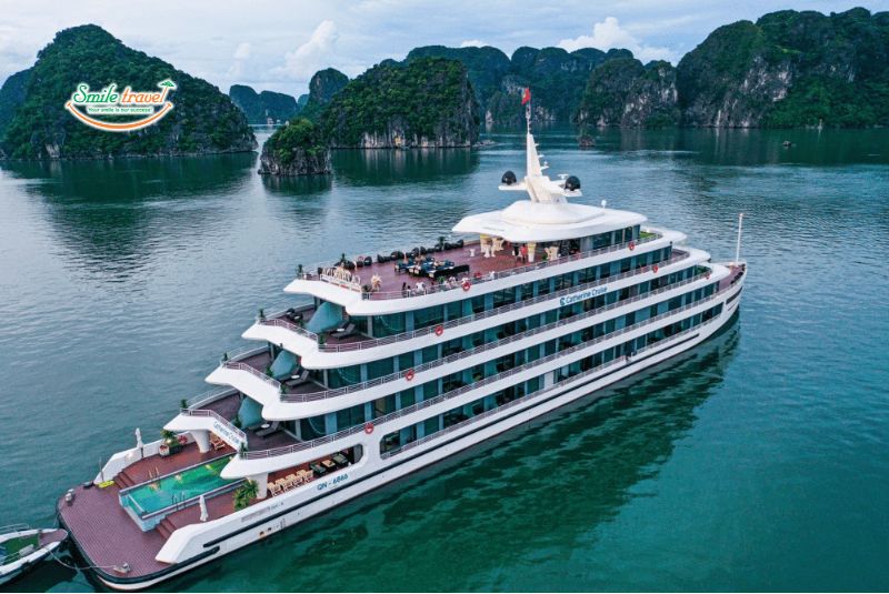 Catherine Cruise is a 6-star cruise has 5 decks Catherine Cruise is a 6-star cruise has 5 decks