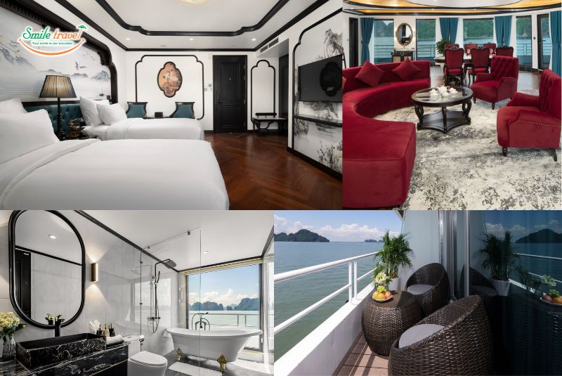 Catherine Cruise Halong Bay’s Rooms Catherine Cruise Halong Bay’s Rooms