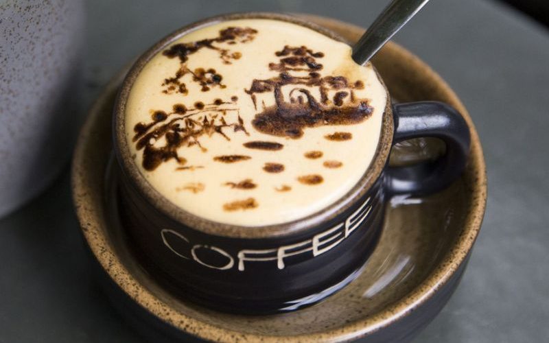 Egg coffee