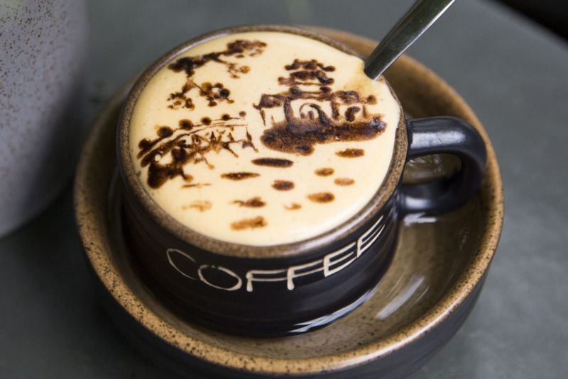 Egg coffee