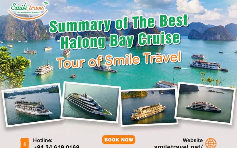 Summary of The Best Halong Bay Cruise Tour of Smile Travel