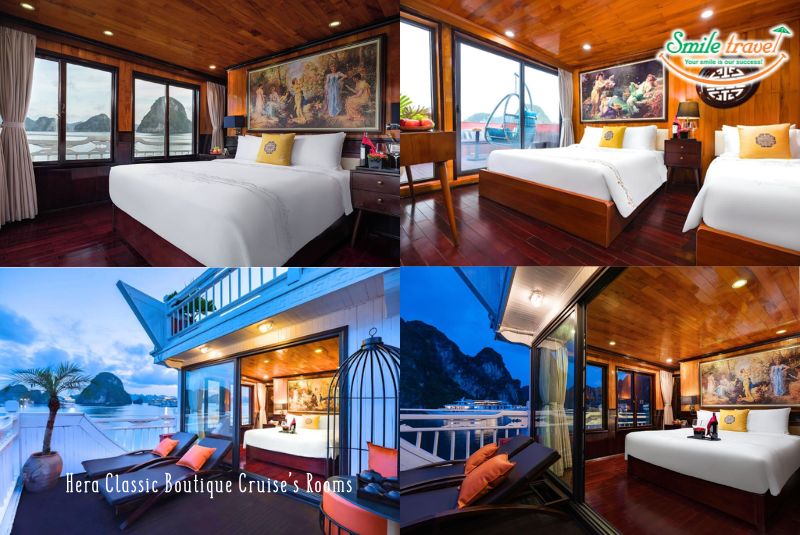 Hera Classic Cruise Halong Bay’s Rooms Hera Classic Cruise Halong Bay’s Rooms