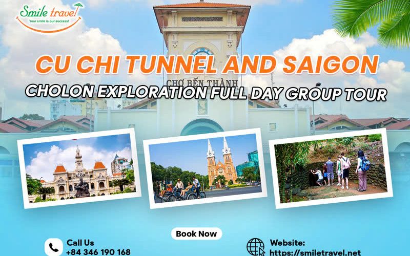 Ho Chi Minh Group Tour Full Day: Cu Chi Tunnel & Saigon - Cho Lon