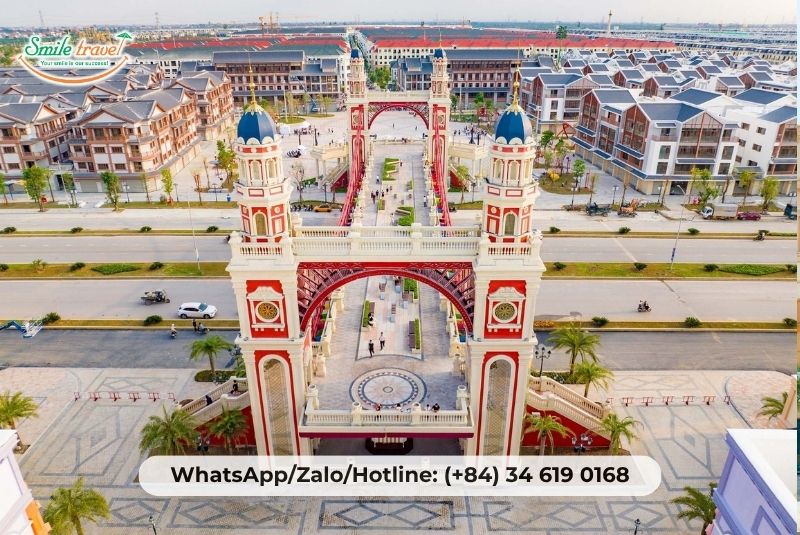 Asian - European architectural of Mega Grand World Hanoi Vietnam Asian - European architectural of Mega Grand World Hanoi Vietnam
