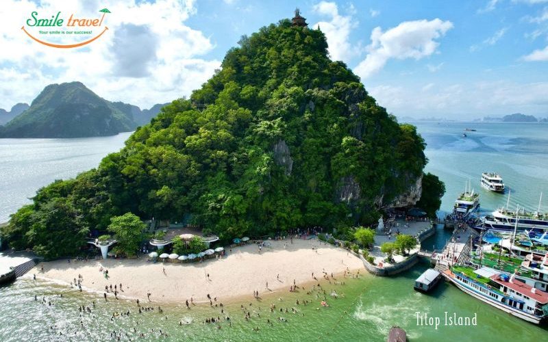 Titop Island in Halong Bay