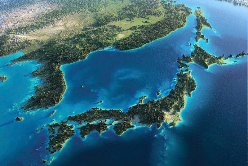 Japan is surrounded by sea Japan is surrounded by sea