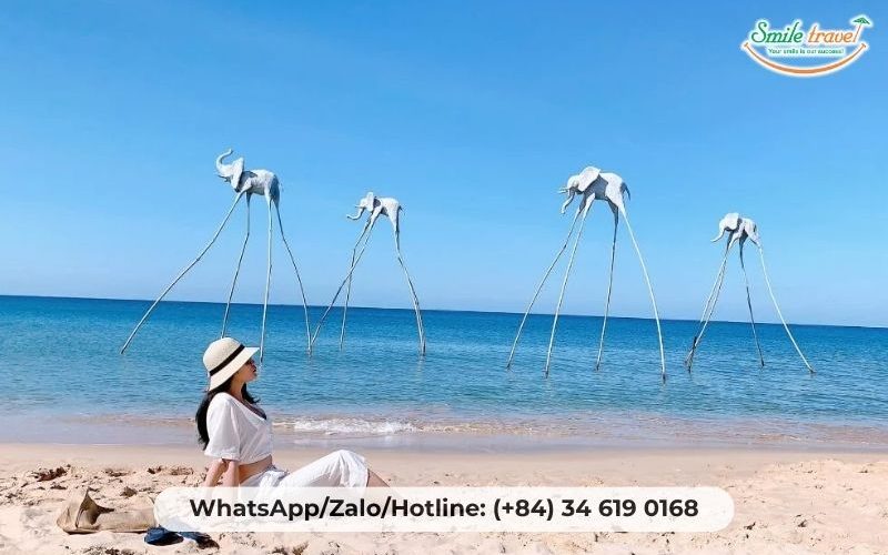The weather in Phu Quoc is sunny in the dry season