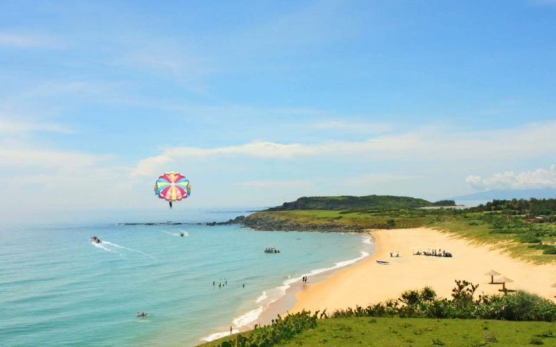 Bai Xep, the beauty of the land of golden flowers on green grass - Phu Yen