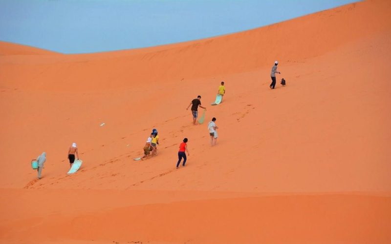 Pink sand dunes – Mui Ne