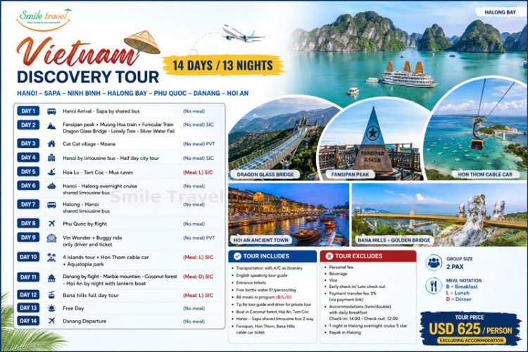 SMILE-TRAVEL-VIETNAM-DISCOVERY-TOUR-14-DAYS-13-NIGHTS